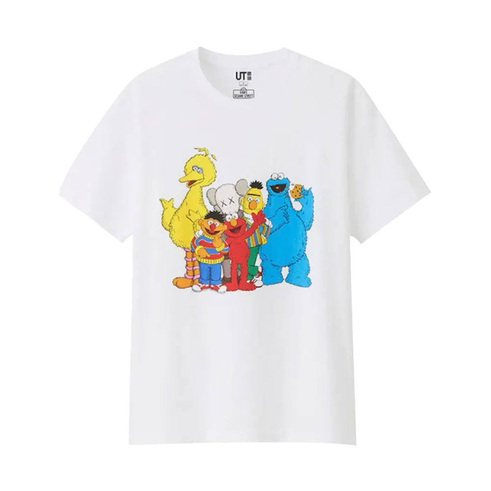 KAWS x Uniqlo x Sesame Street Group #2 Tee