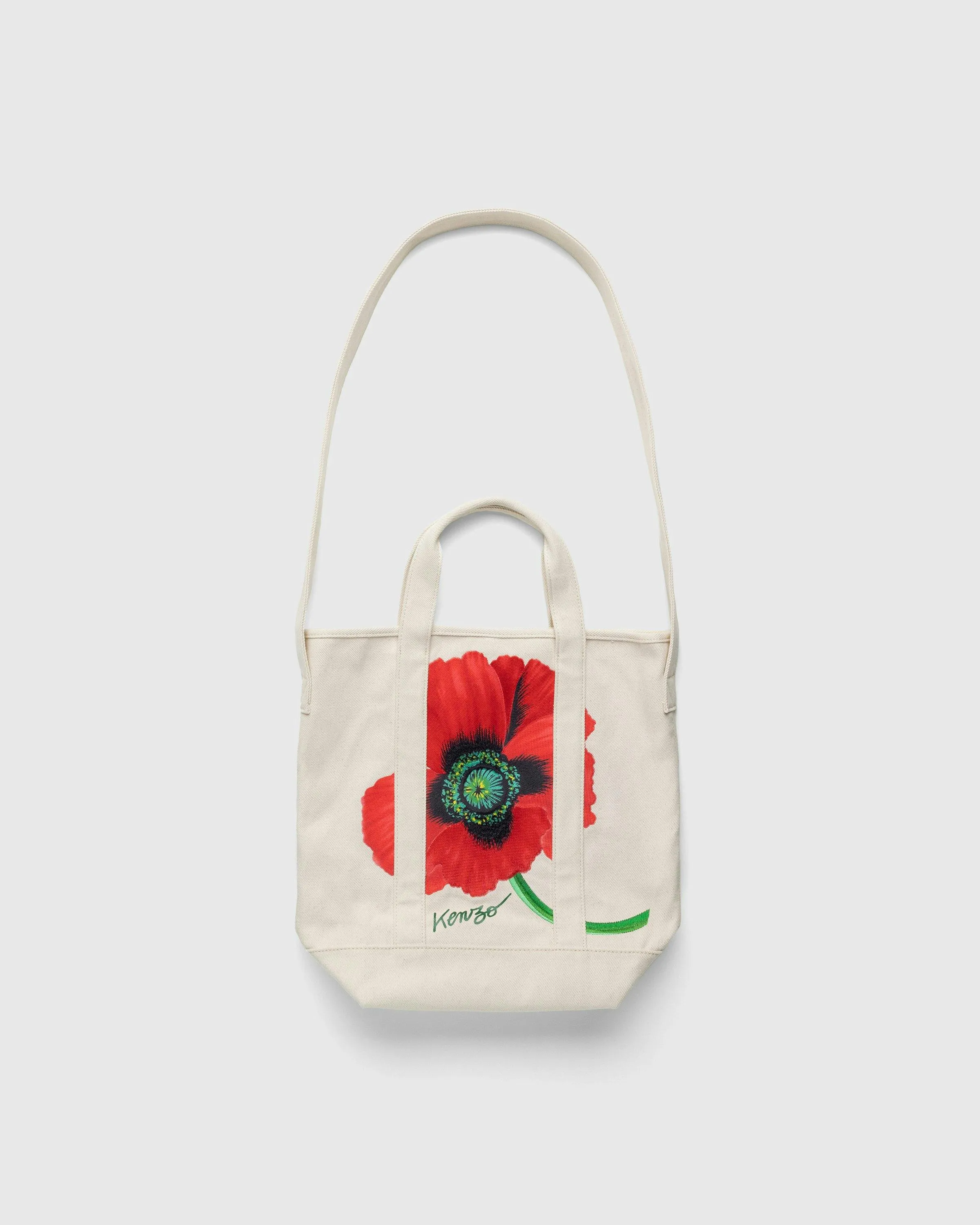 Kenzo – Poppy Tote Bag Ecru | Highsnobiety Shop