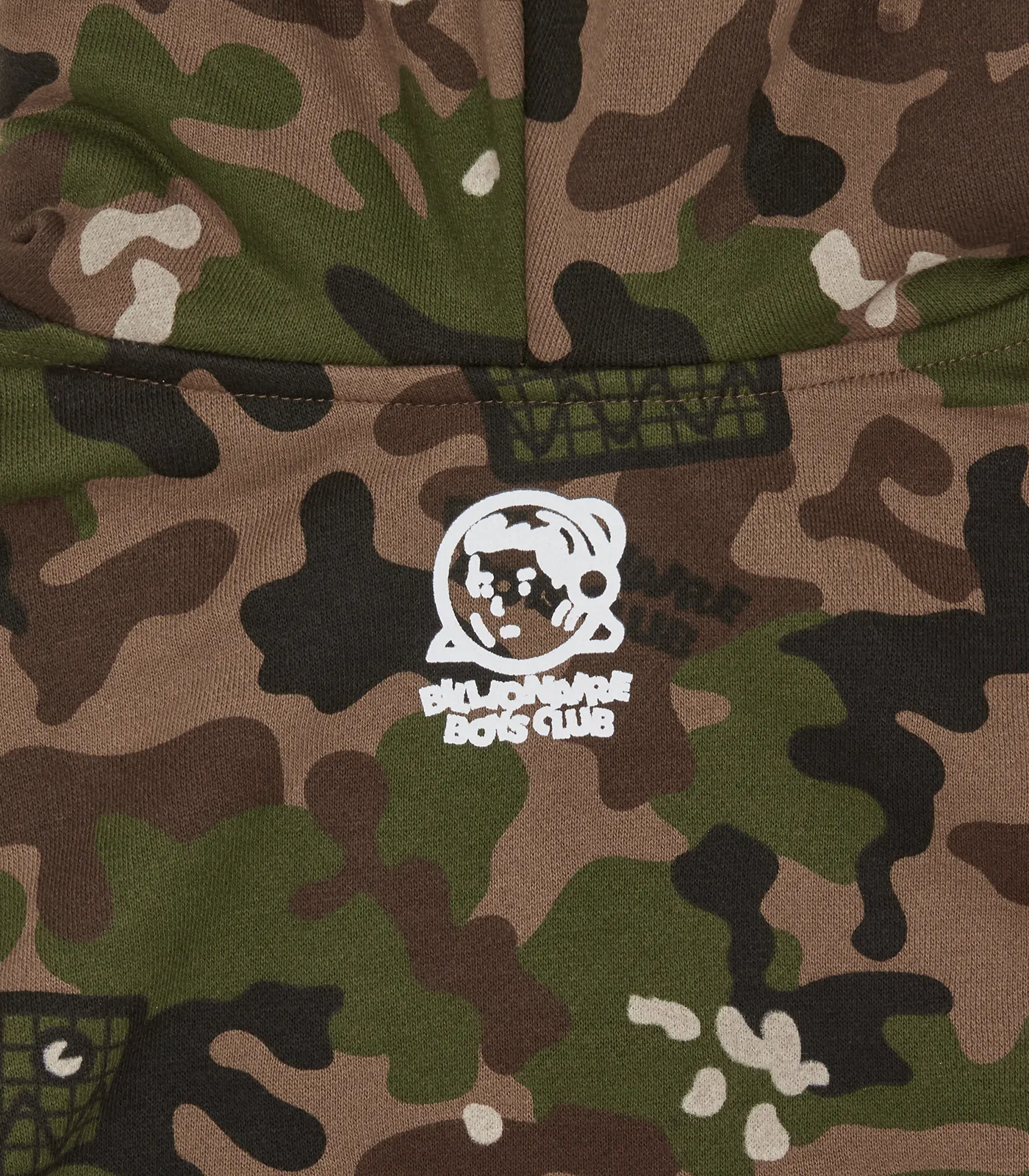 KIDS CAMO ARCH LOGO POPOVER HOOD - BROWN CAMO