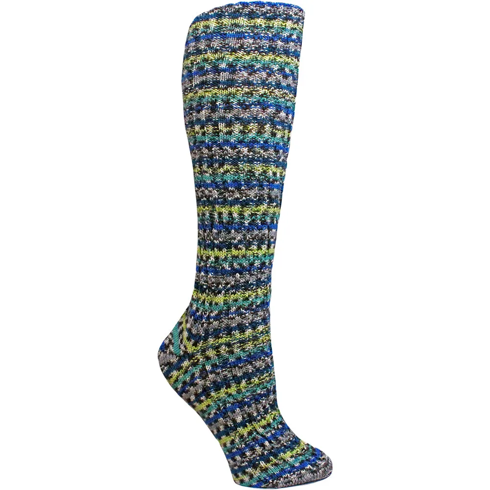 Knee High Fair Isle Socks Long