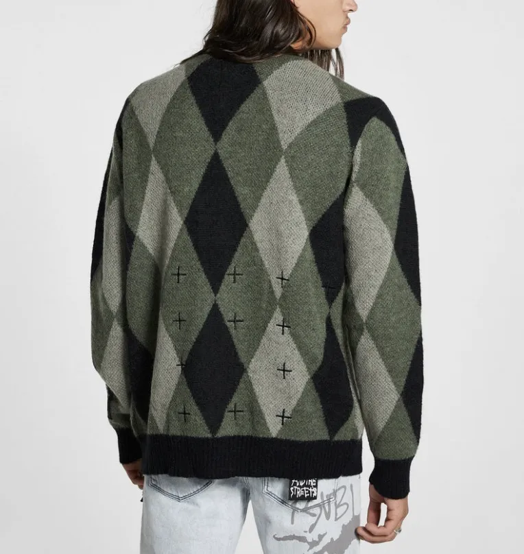 KSUBI  |Old Dollar Cardigan Green