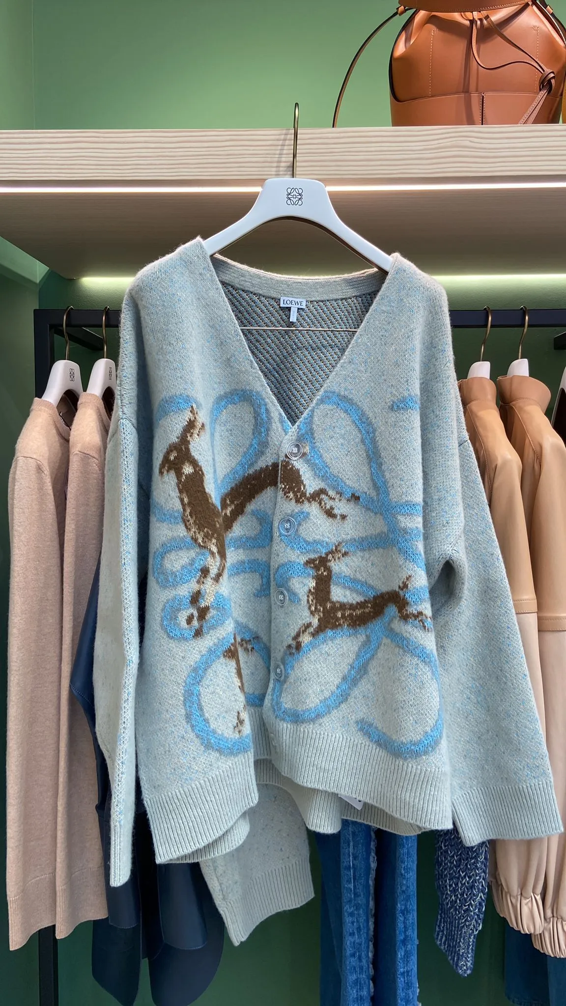 LOEWE  |Loewe Anagram Deer Cardigan