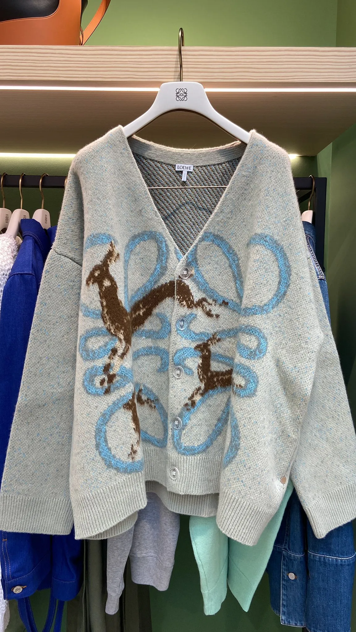 LOEWE  |Loewe Anagram Deer Cardigan