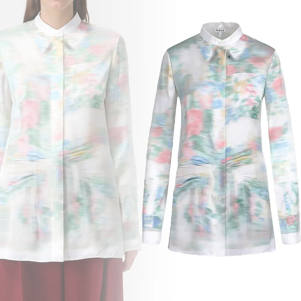 LOEWE  |Silk Long Sleeves Shirts & Blouses