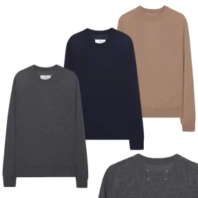 Maison Margiela  |Crew Neck Pullovers Unisex Cashmere Street Style