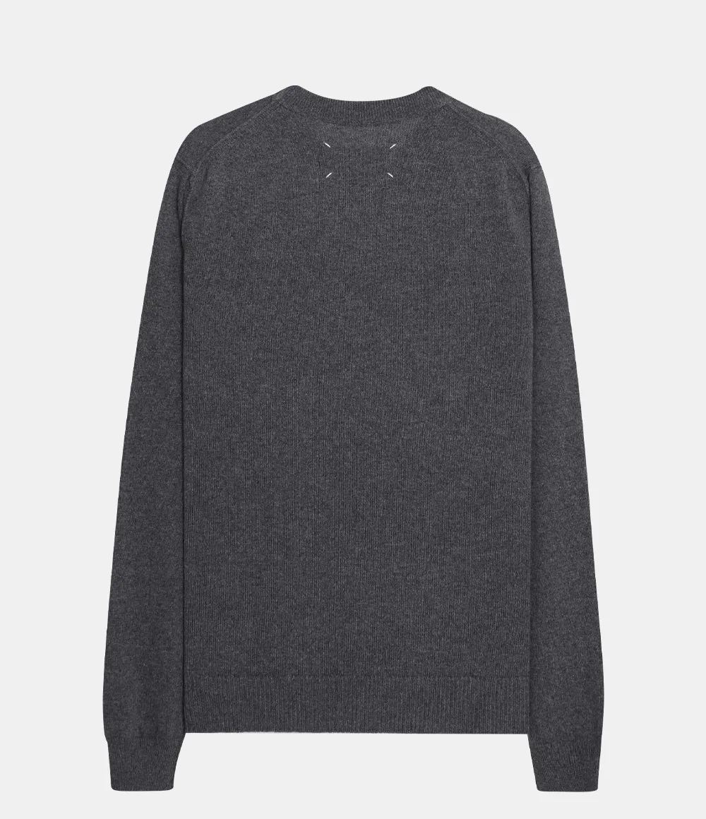 Maison Margiela  |Crew Neck Pullovers Unisex Cashmere Street Style