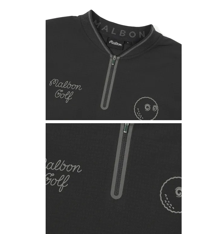 Malbon Golf  |Street Style Long Sleeves Plain Long Sleeve T-shirt Logo