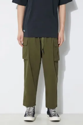 Manastash trousers Flex Climber Cargo men's green color 7923910009