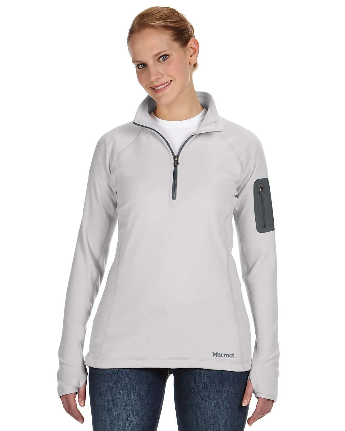 Marmot Ladies Flashpoint Half Zip 88250 Platinum