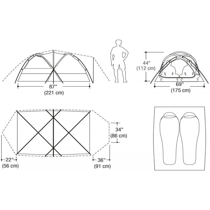 Marmot  Thor 2P - Tenda da campeggio