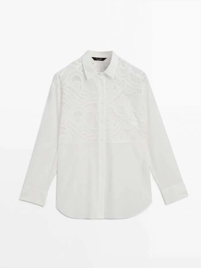 Massimo Dutti  |Long Sleeves Shirts & Blouses