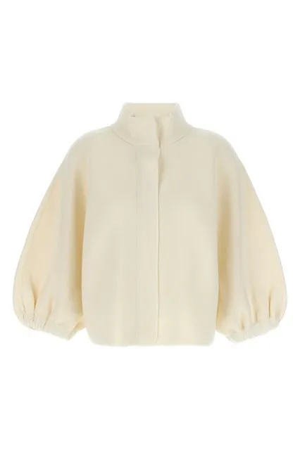 MaxMara  |Wool Long Sleeves Plain Cardigans