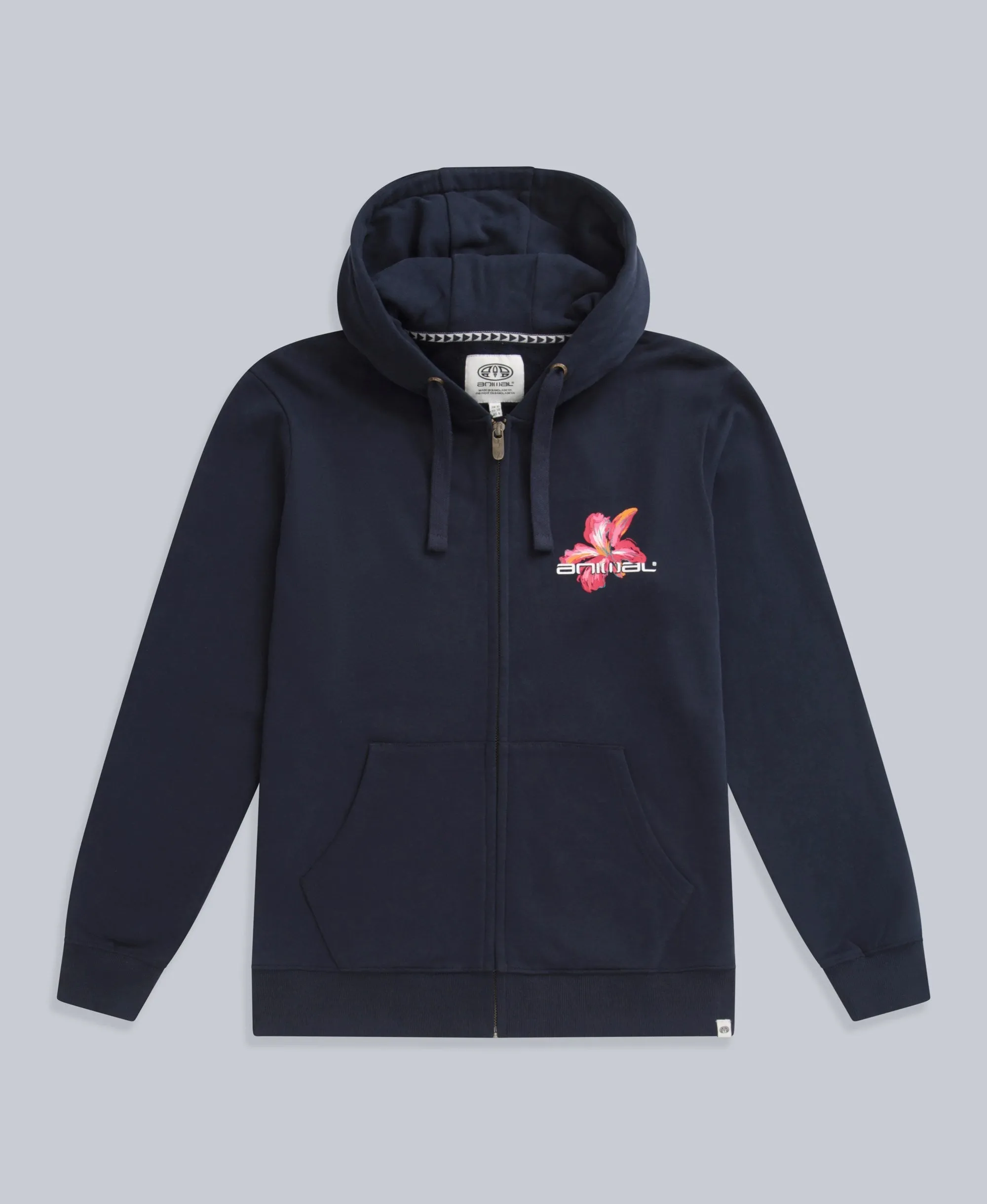 Maya Womens Full-Zip Hoodie - Navy