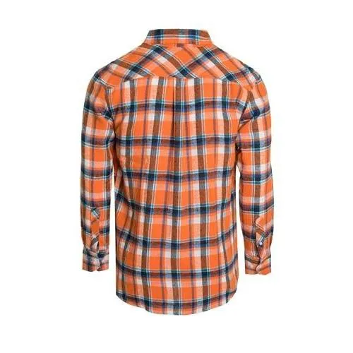 Men's Plaid Flannel Button Down Long Sleeve Shirt