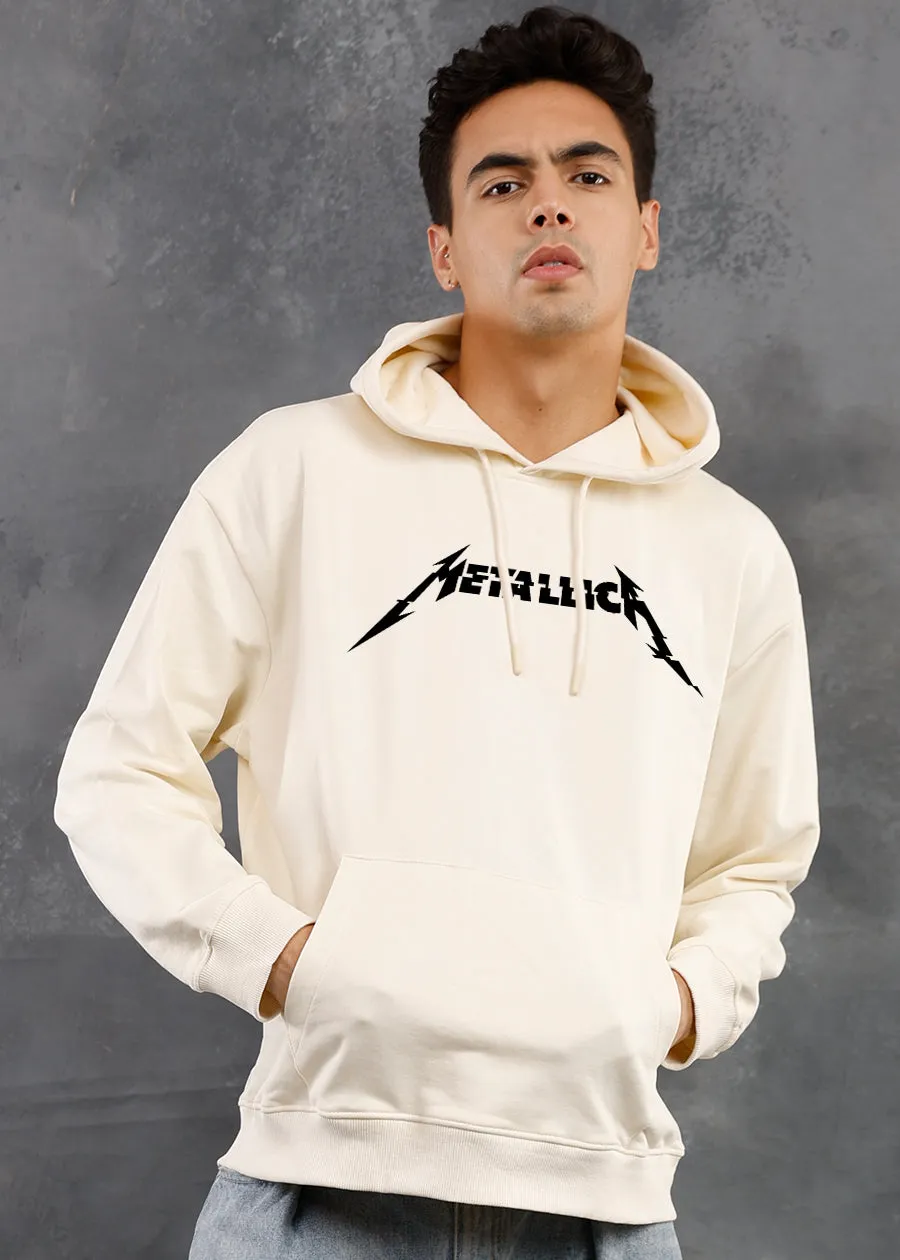 Metallica Rock Men Drop Shoulder Premium Terry Hoodie