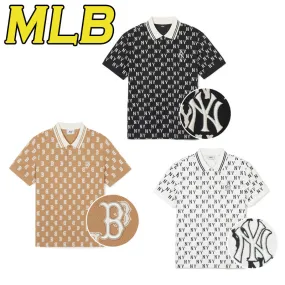 MLB Korea  |●MLB●Classic monogram front pattern collar t-shirt (3color)