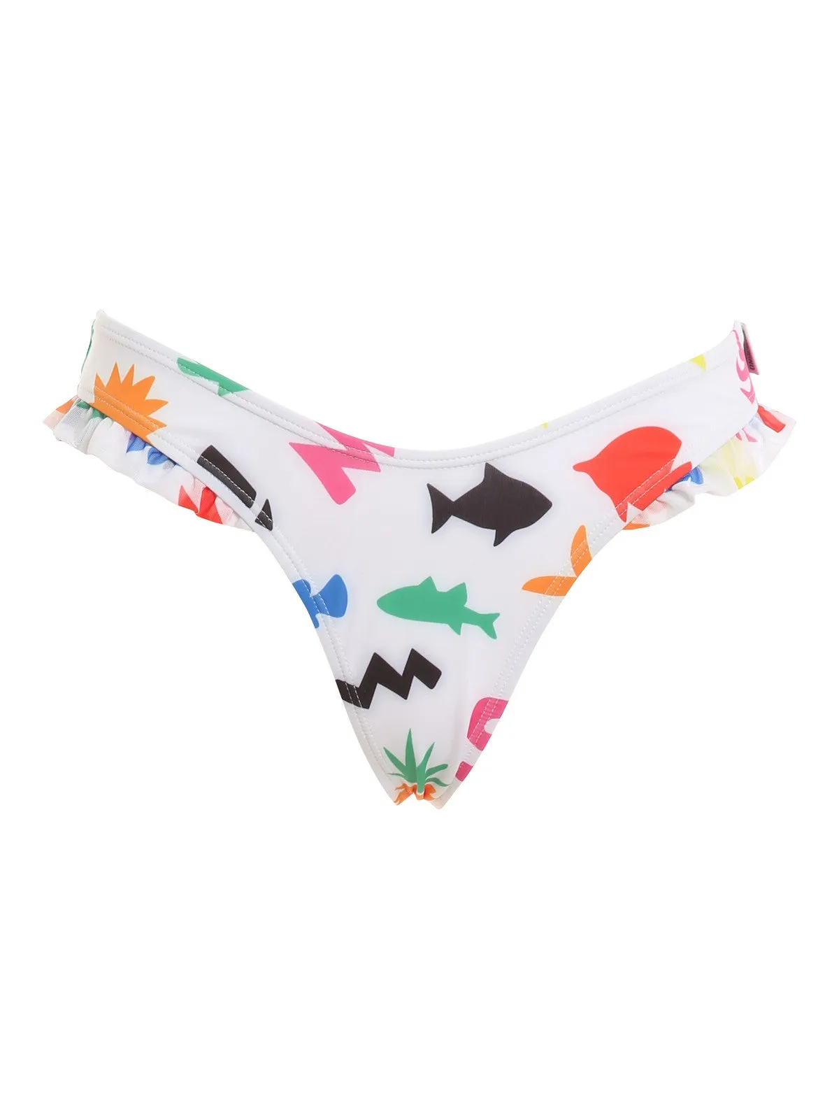 Moschino All-Over Printed Bikini Bottoms