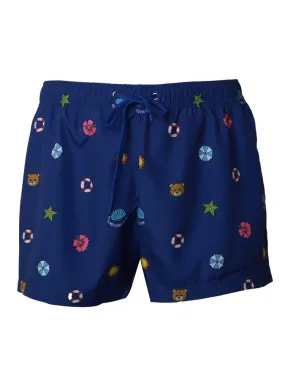 Moschino All-Over Printed Swim Shorts