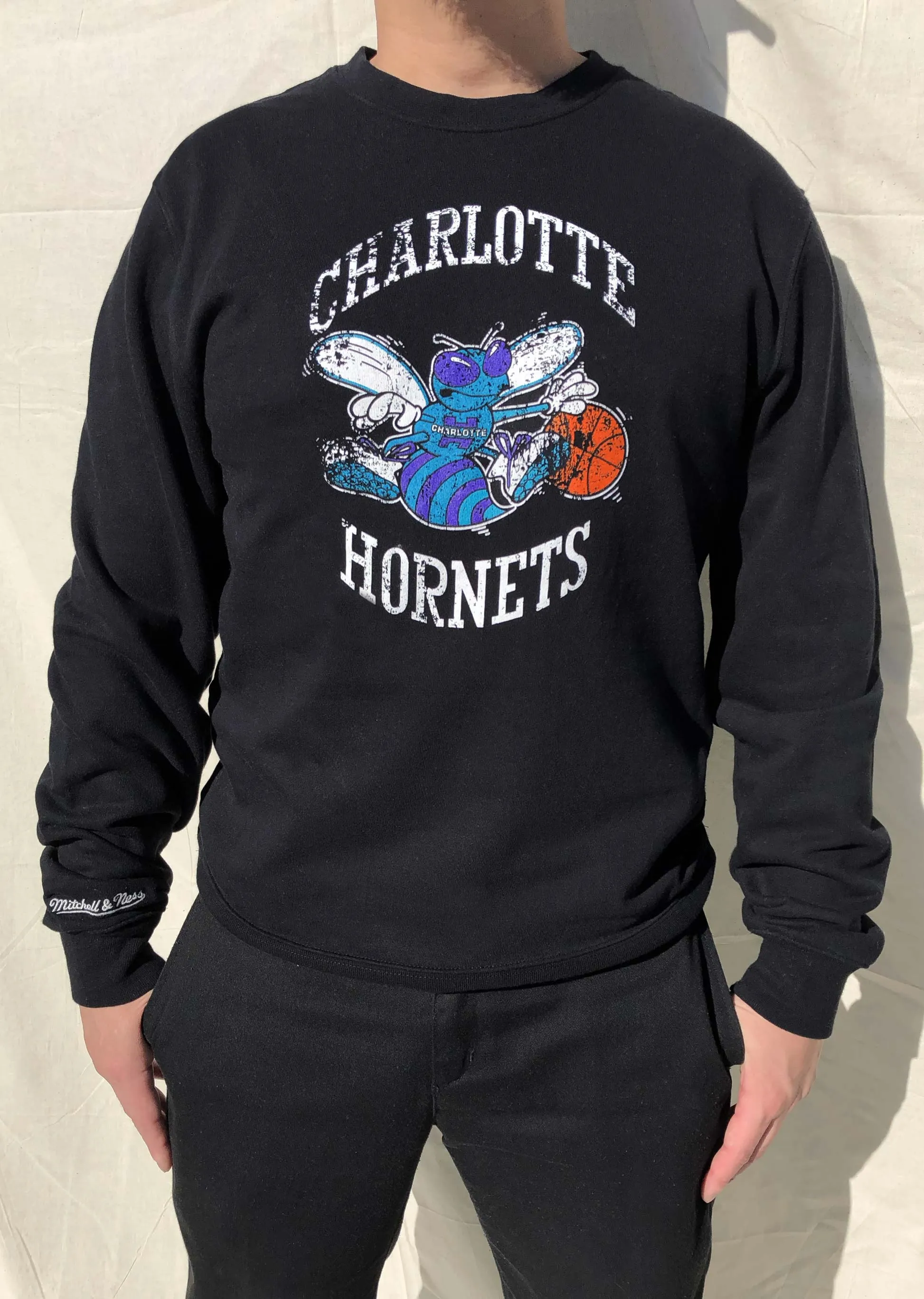 NBA Charlotte Hornets Sweater Black (M)