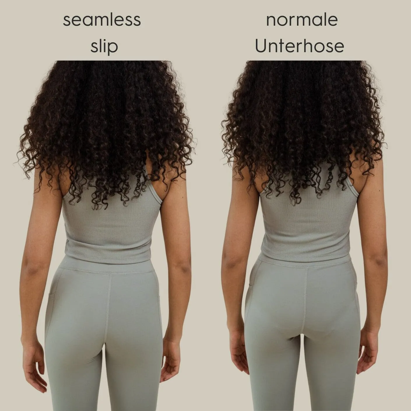 NELLIE SEAMLESS Slip dark leo