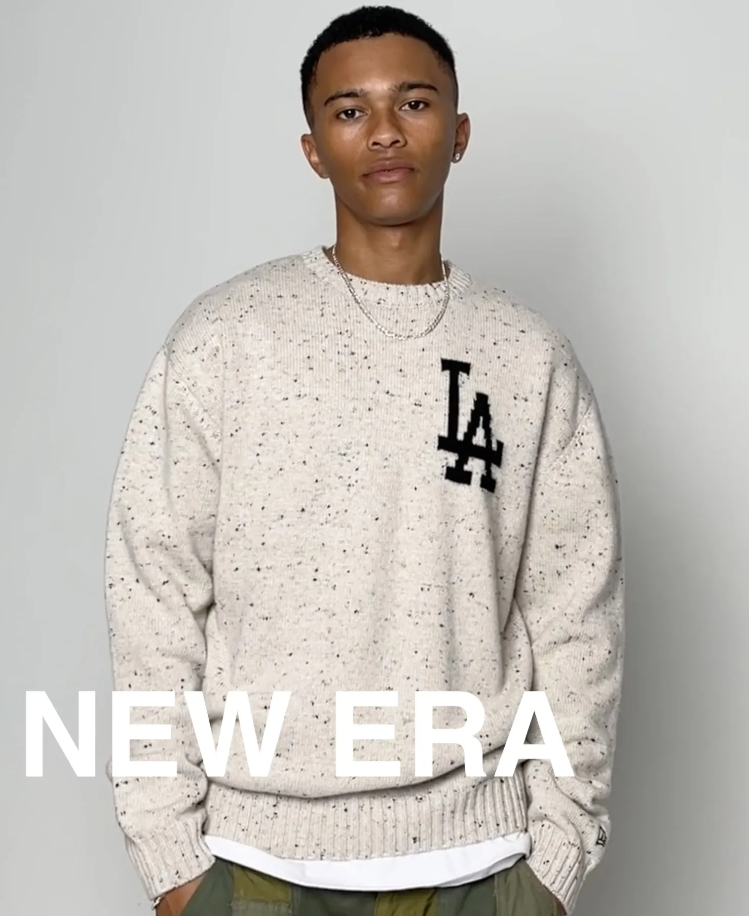 New Era  |Long Sleeves Logo Sweaters