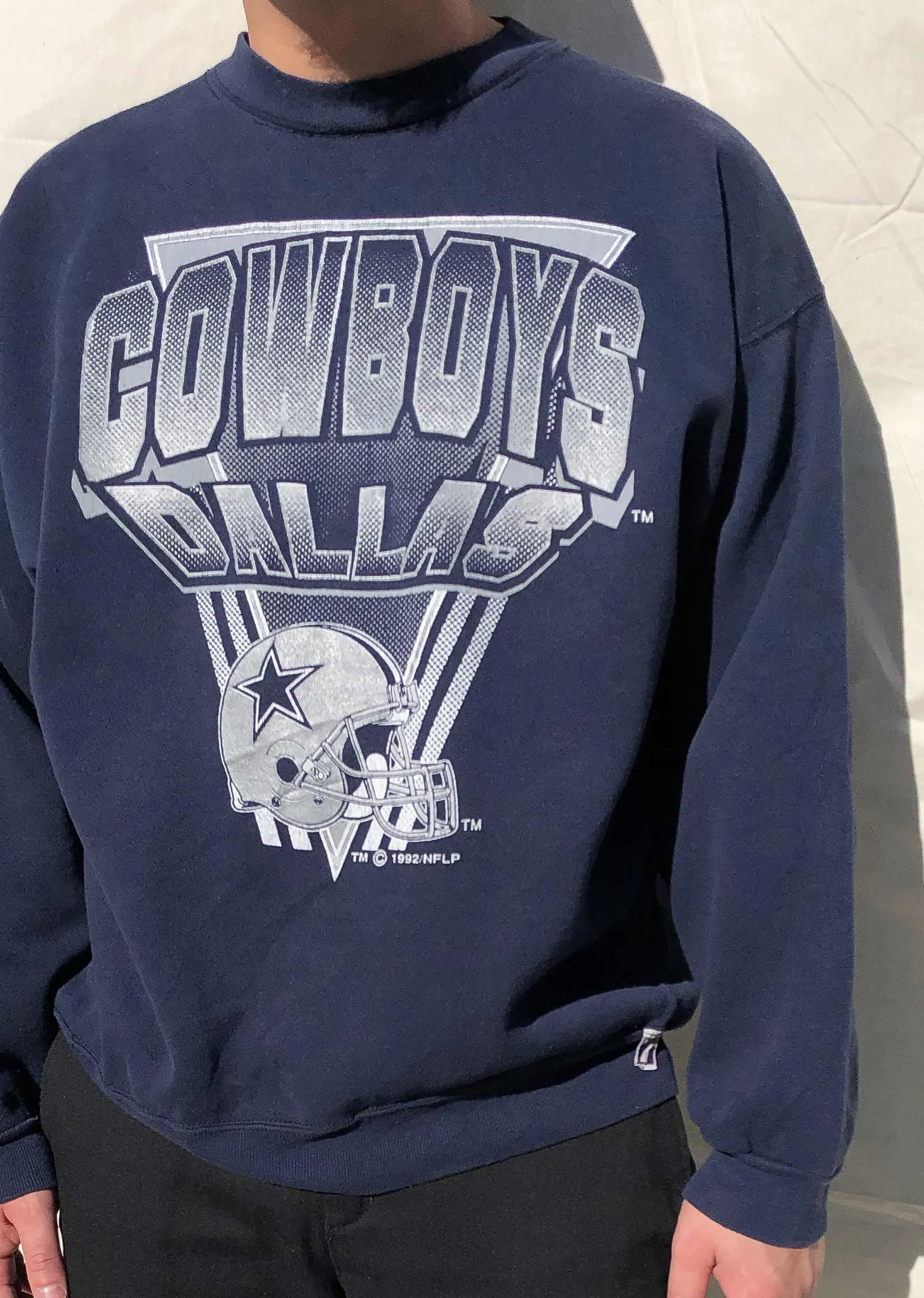 NFL '92 Dallas Cowboys Sweater Navy (XL)