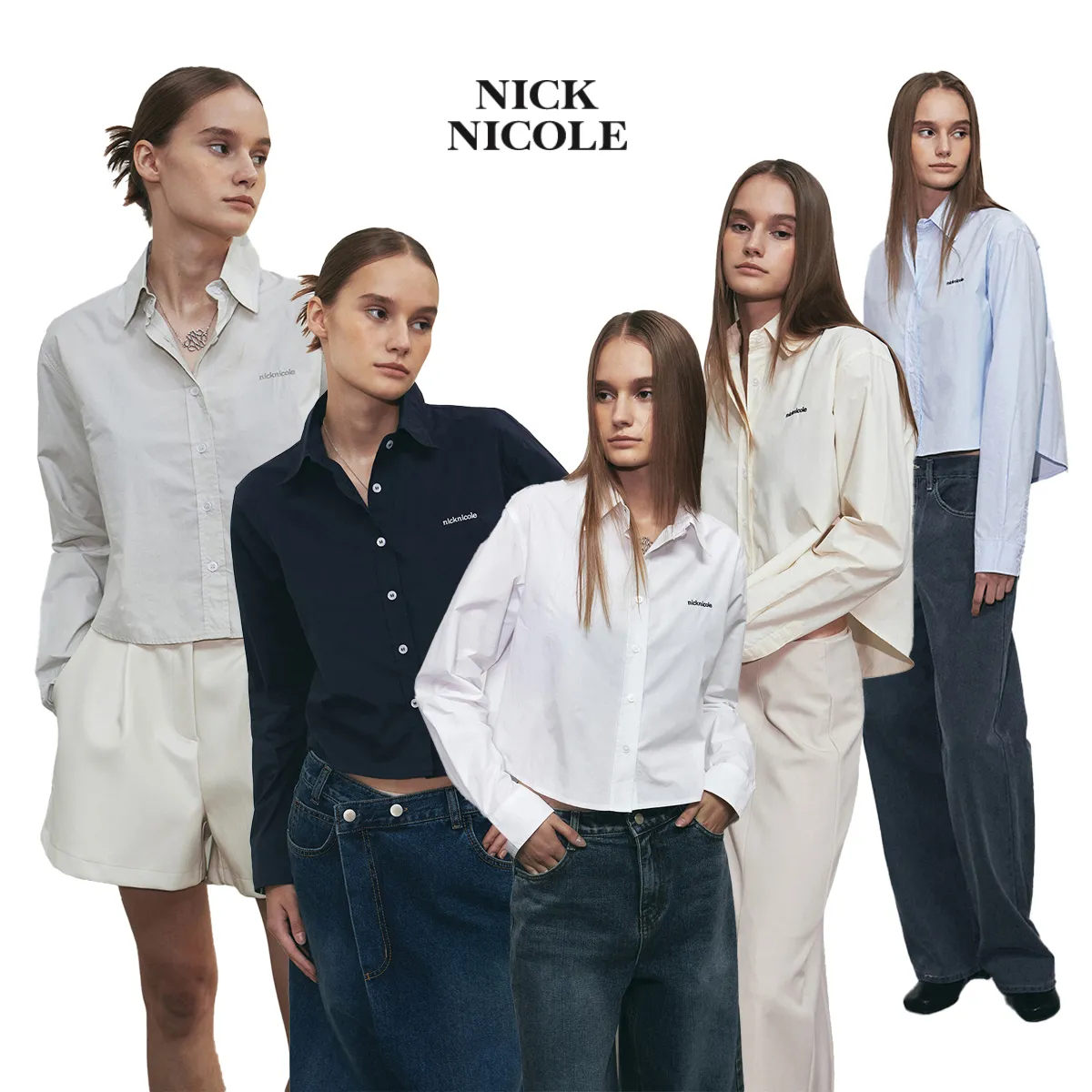 NICK&NICOLE  |Long Sleeves Shirts & Blouses