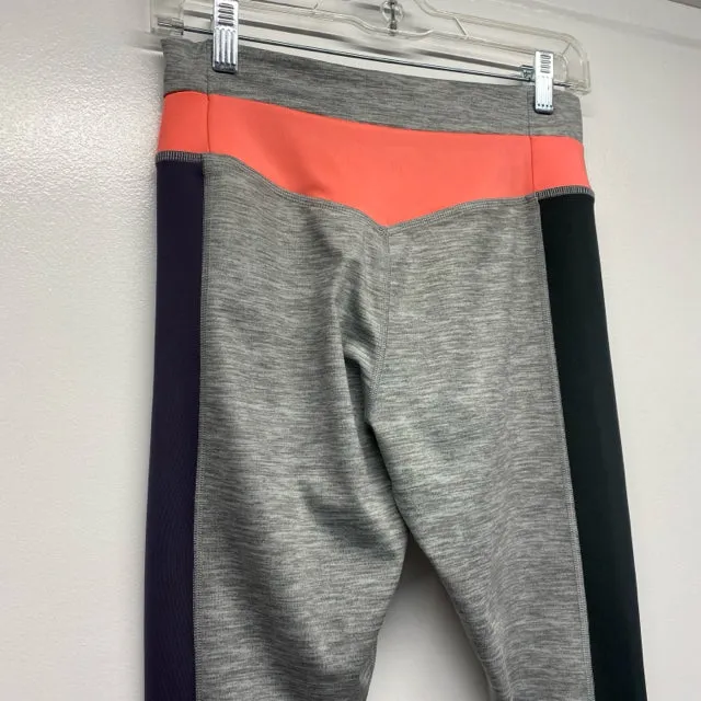 Nike Dri-FIT Size M Women's Gray-Multi Color Block Leggings Activewear Pants