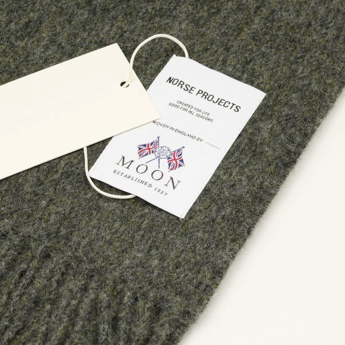 Norse Projects - Moon Lambswool Scarf - Charcoal Melange