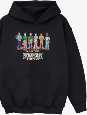 NW2 Stranger Things Trick Or Treat Kids Black Hoodie | Sweatshirts & Hoodies | George at ASDA