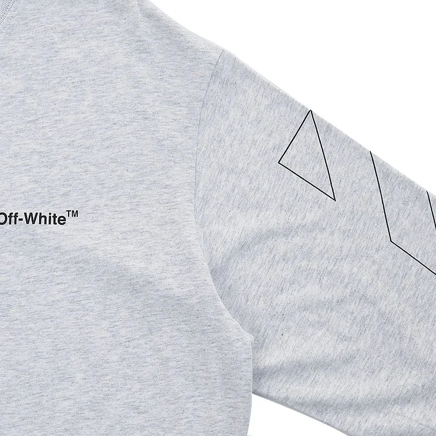 Off-White  |Crew Neck Street Style Long Sleeves Plain Cotton