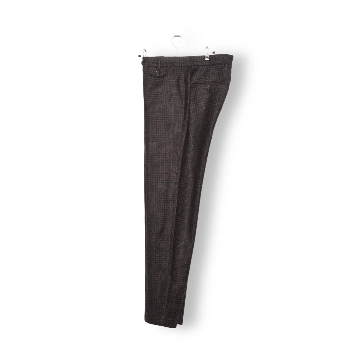 Oliver Spencer Fishtail Trousers Halifax brown/charcoal