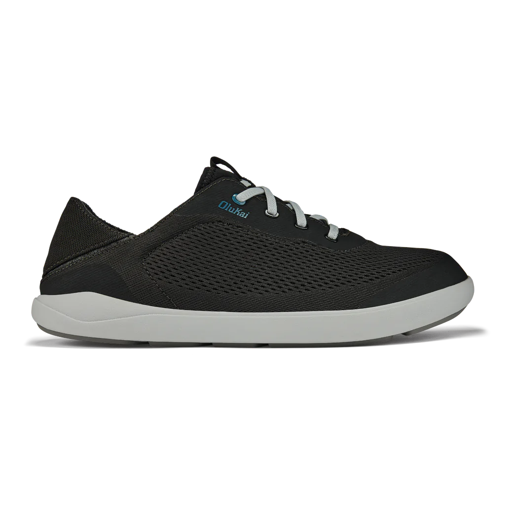 Olukai Men’s Moku Pae Slip On Shoes-Black/Blue Coral