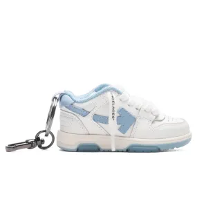 OOO Keychain - White/Light Blue