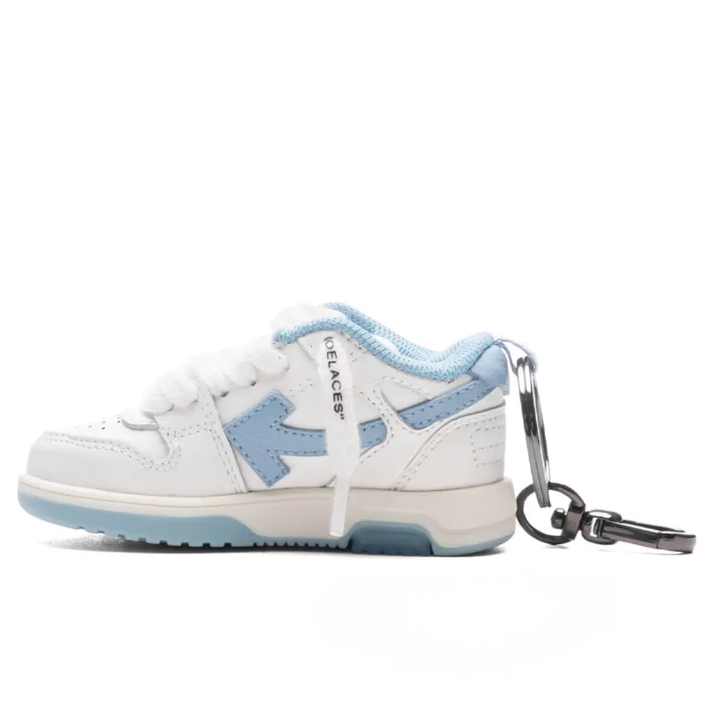 OOO Keychain - White/Light Blue