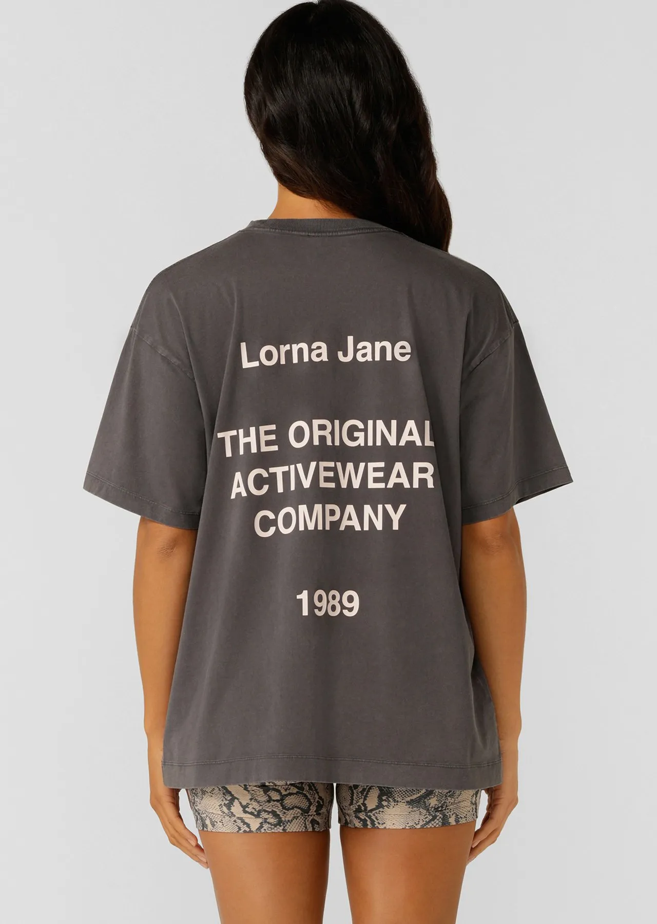 Original Activewear Washed Logo T-Shirt | Short Sleeve | Lorna Jane Australia