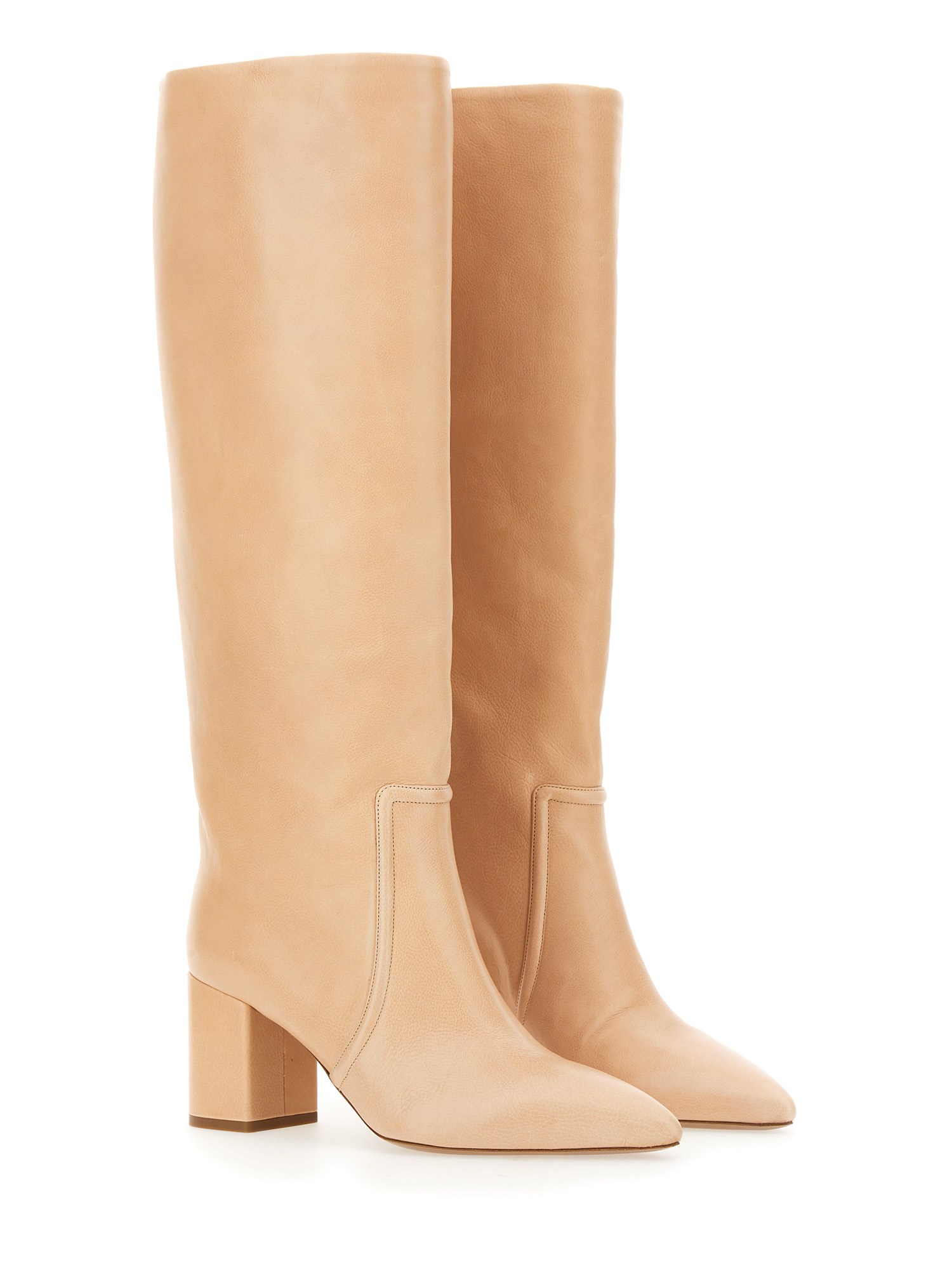 PARIS TEXAS    LEATHER KNEE-HIGH BOOT