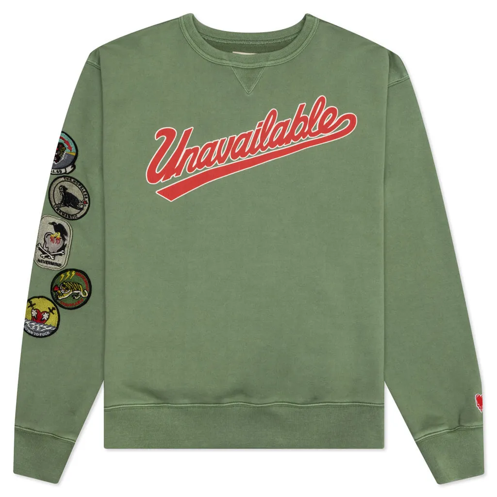 Patches Crewneck - Green