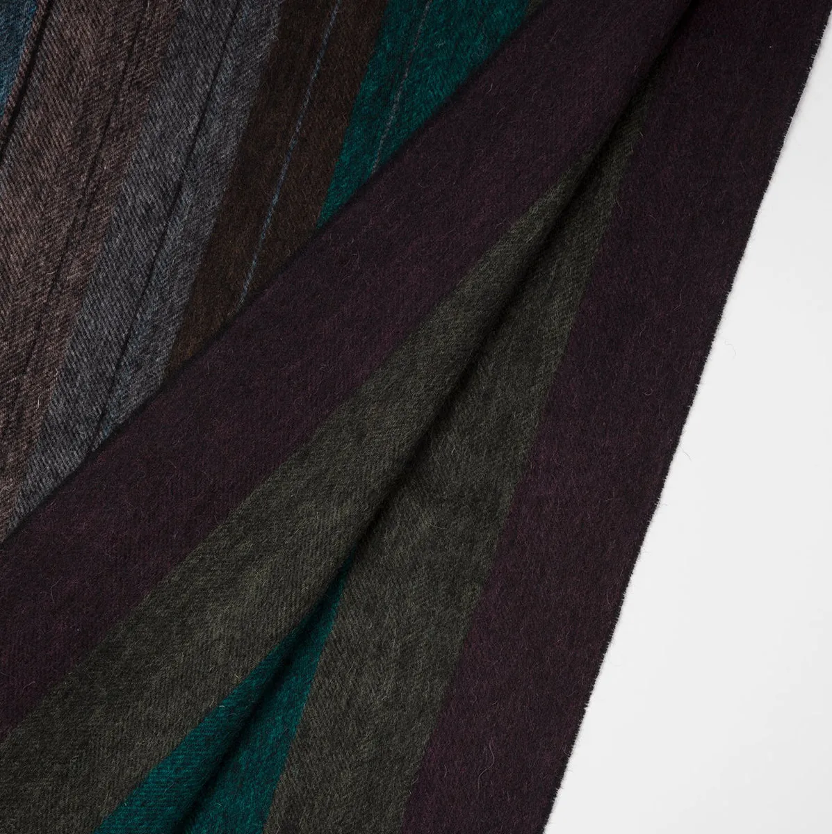 Paul Smith - Mixed Stripe Lambswool Blanket/Scarf