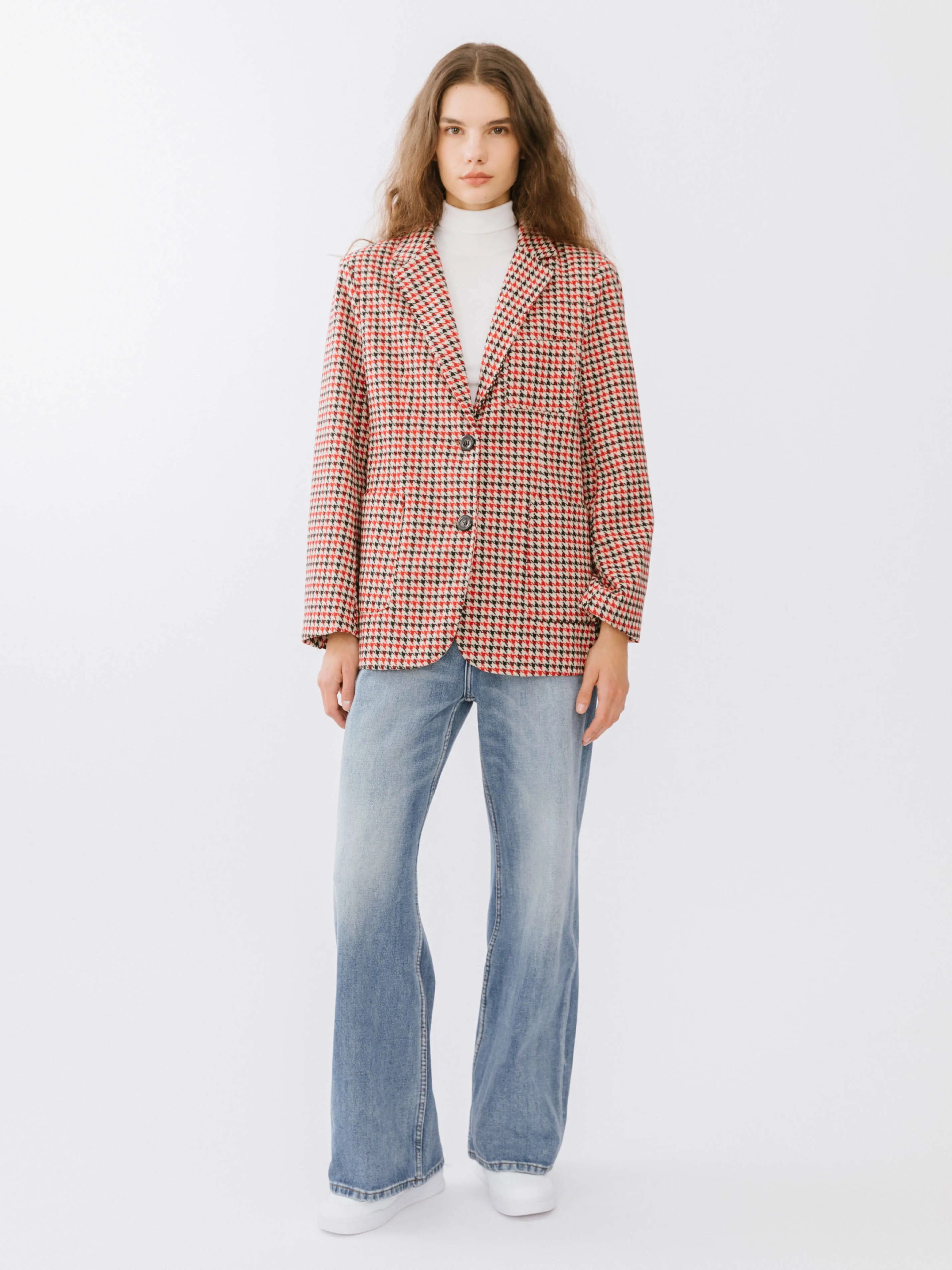 Plaid Thick Classic Blazer