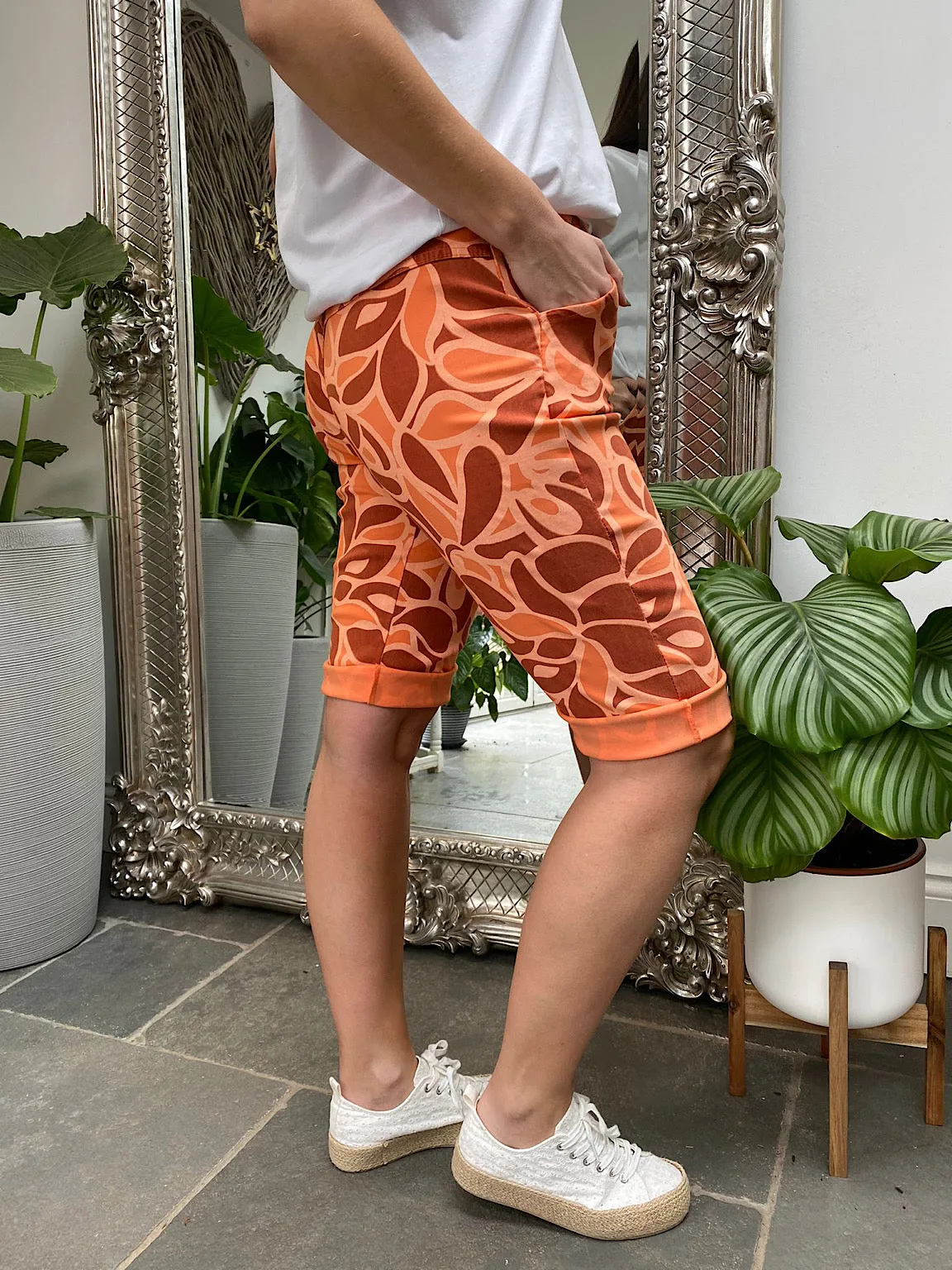 Printed Magic Cargo Shorts