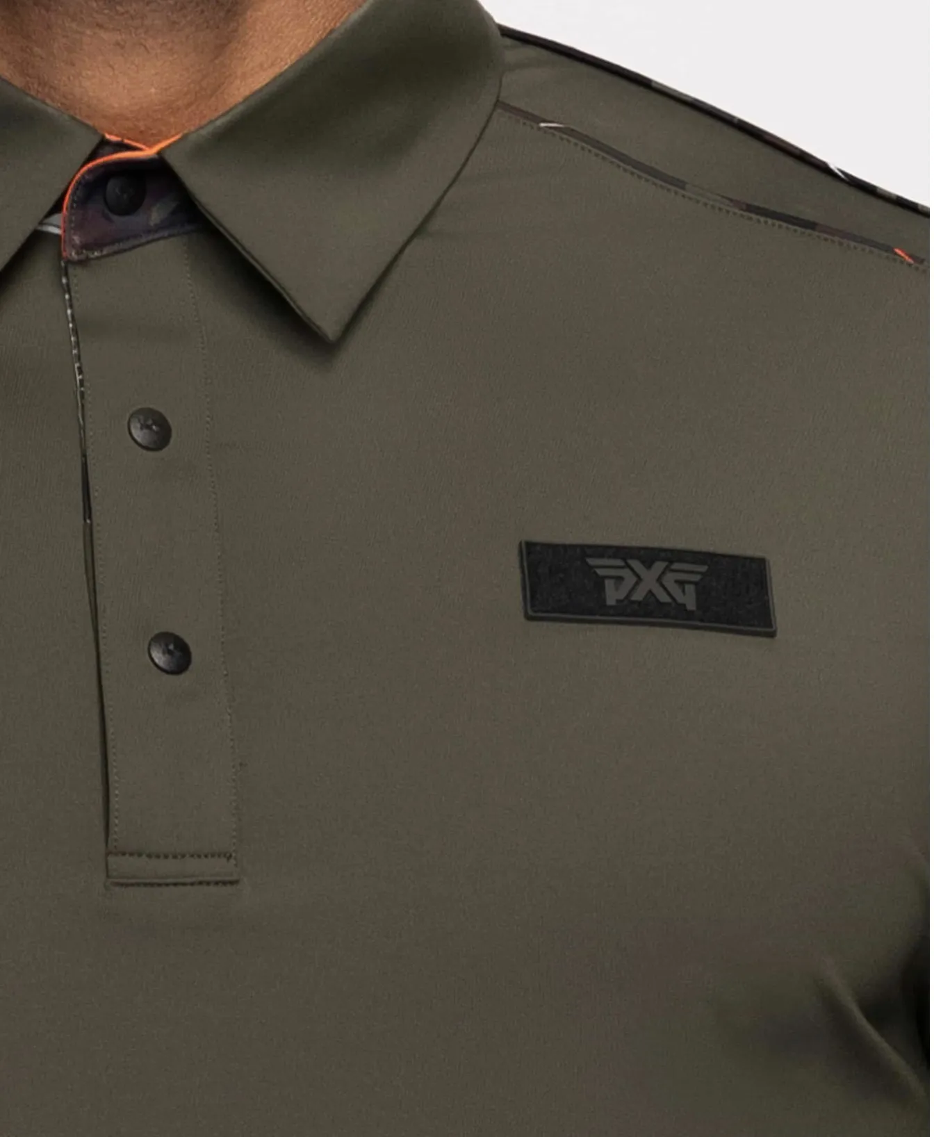 PXG  |Long Sleeves Plain Logo Polos