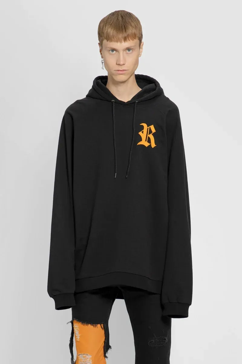 RAF SIMONS  |Pullovers Street Style Long Sleeves Plain Cotton Oversized