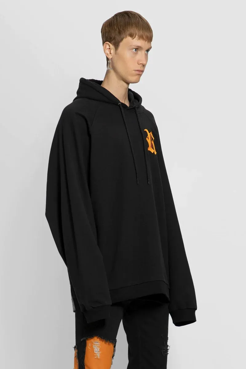 RAF SIMONS  |Pullovers Street Style Long Sleeves Plain Cotton Oversized