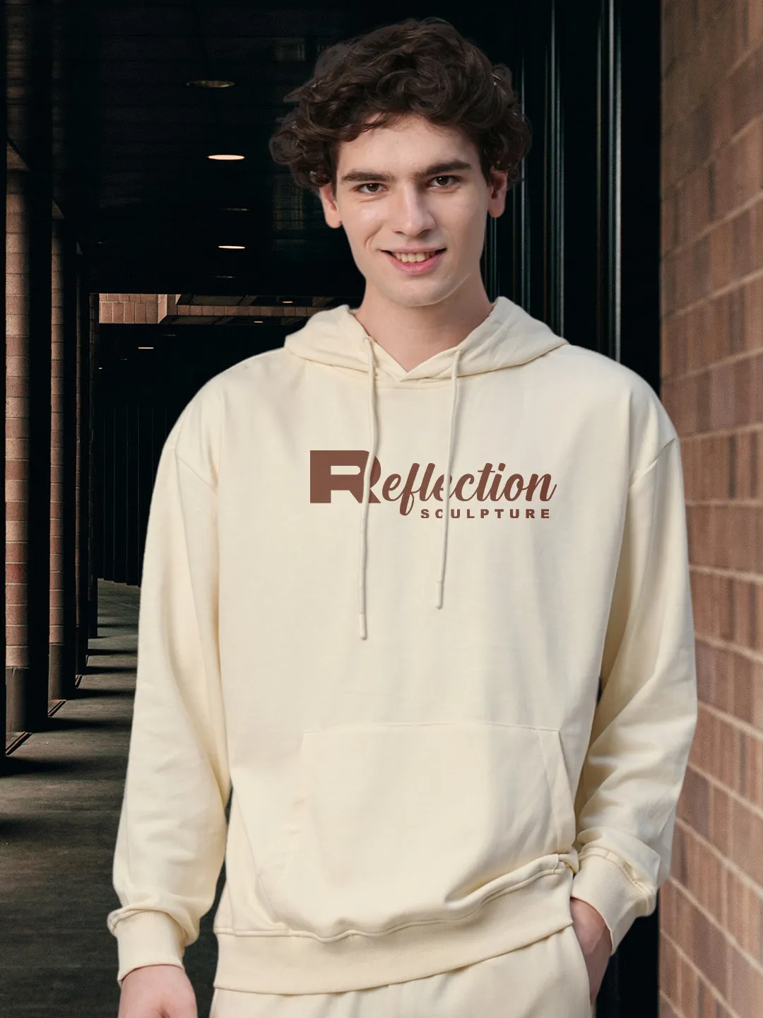 Reflection Men Drop Shoulder Premium Terry Hoodie