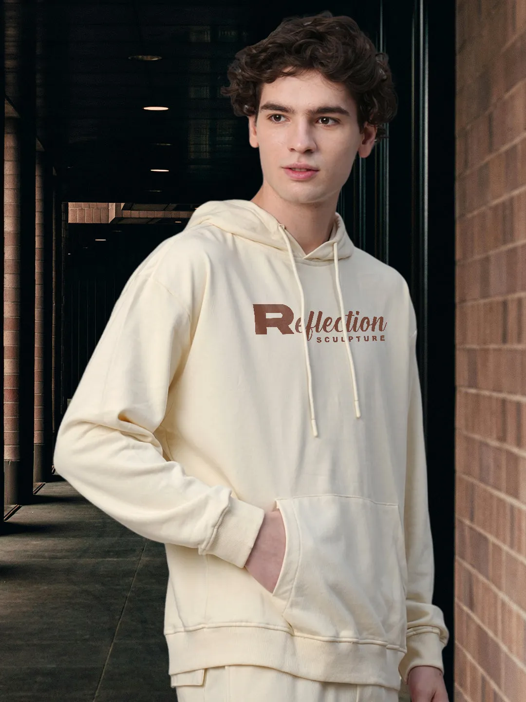 Reflection Men Drop Shoulder Premium Terry Hoodie