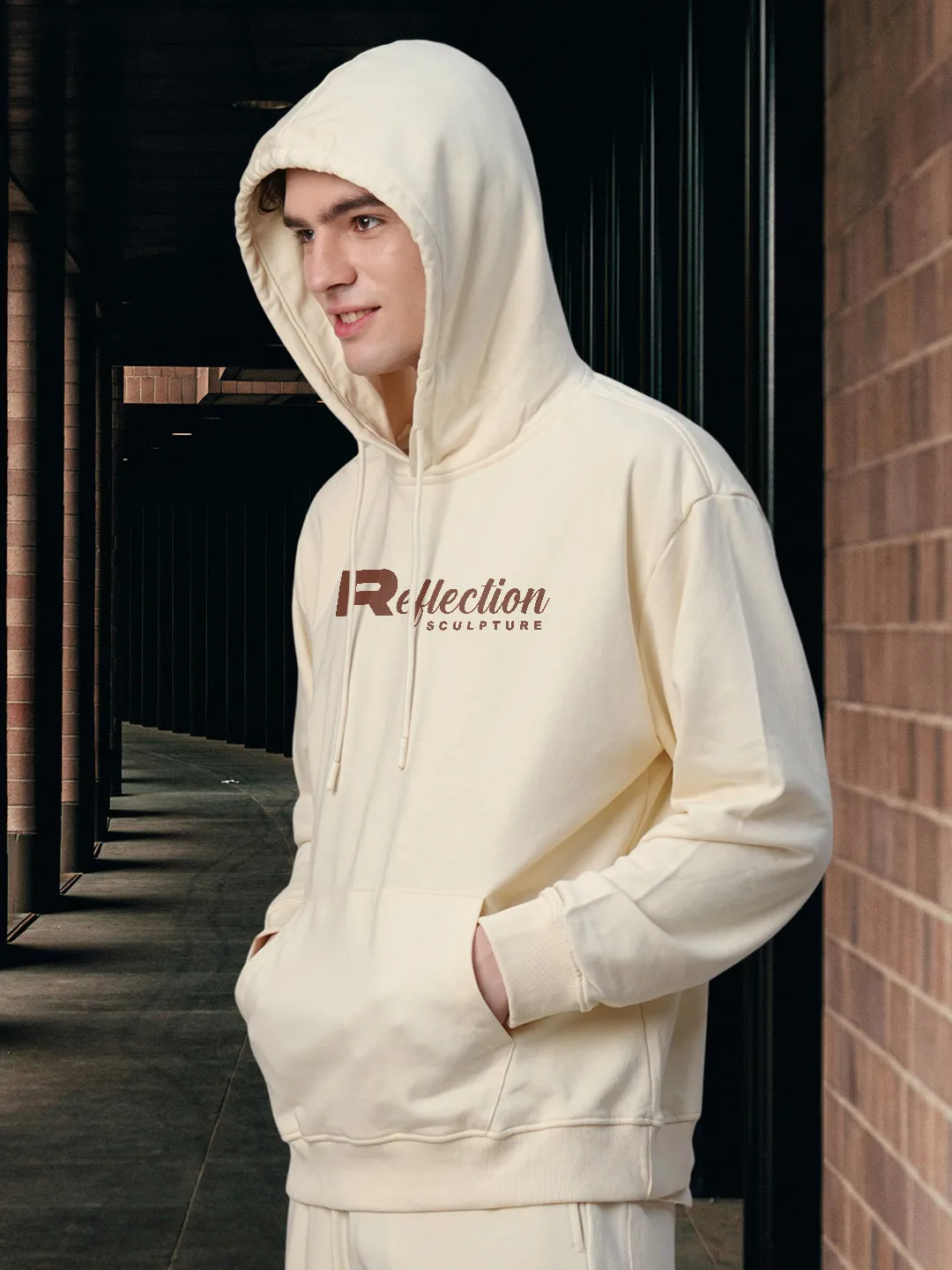 Reflection Men Drop Shoulder Premium Terry Hoodie