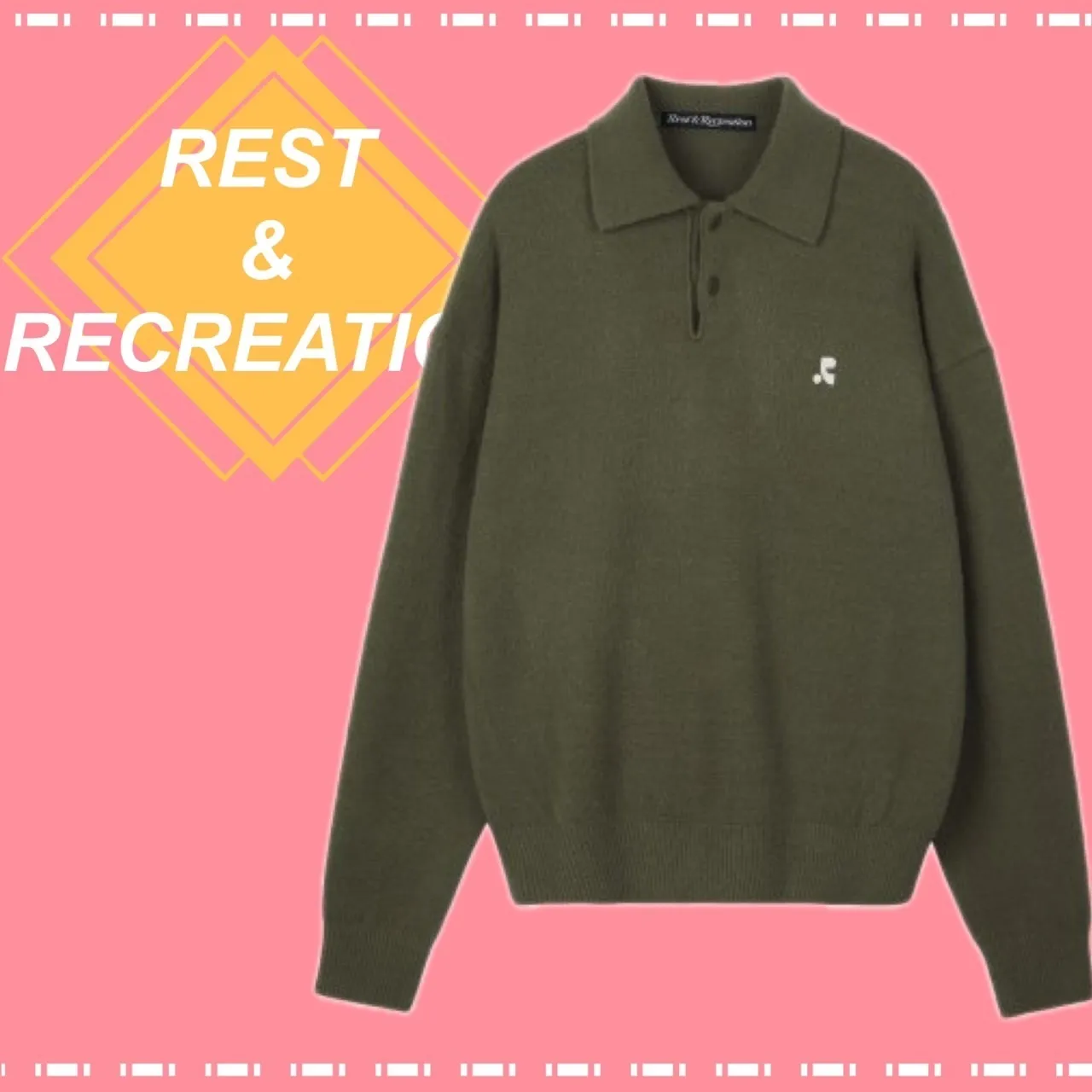 Rest & Recreation  |Nylon Street Style Long Sleeves Plain Logo