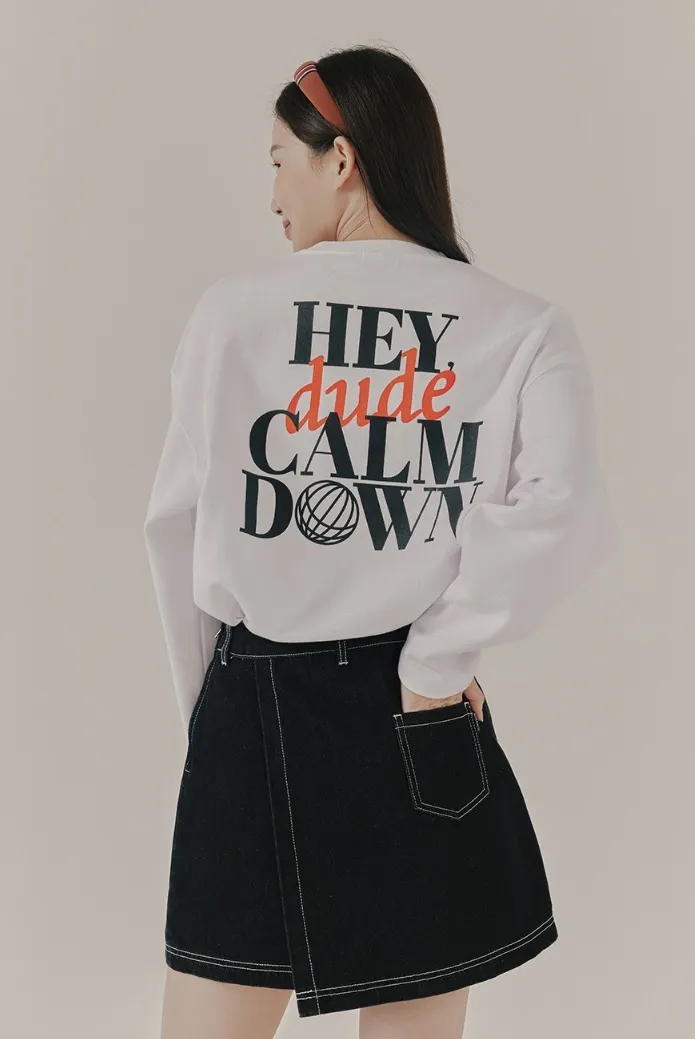 ROMANTIC CROWN  |[ROMANTIC CROWN]★LETTERING LONG SLEEVE