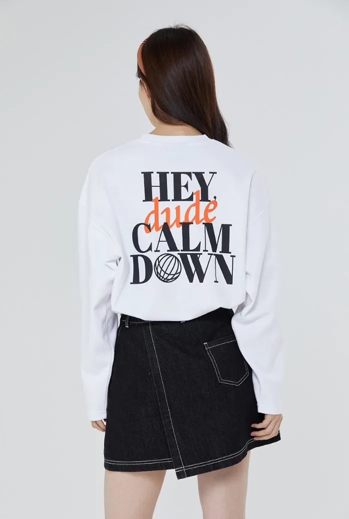 ROMANTIC CROWN  |[ROMANTIC CROWN]★LETTERING LONG SLEEVE